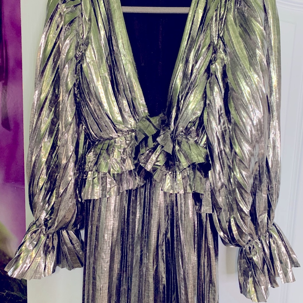 Buddy Love Evie Metallic Maxi Dress - Picture 4 of 6